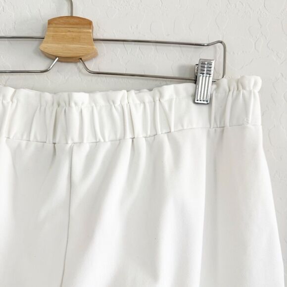 Joie White Pull OnWide Leg Pants Size Large - Picture 4 of 6